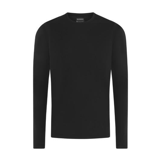 Pressio Clothing Pressio Men's Sustain Long Sleeve Top in Black AW24 - Up and Running