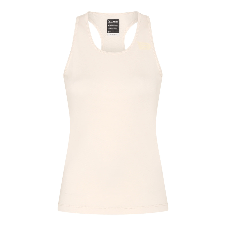 Pressio Clothing XS / Stone White Pressio Women's Perform Singlet SS24 - Up and Running