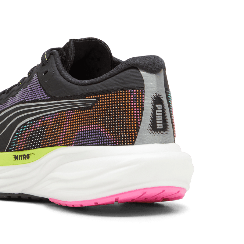 Puma Footwear Puma Deviate Nitro 2 Women's  Running Shoes SS24 Puma Black-Lime Pow-Poison Pink - Up and Running