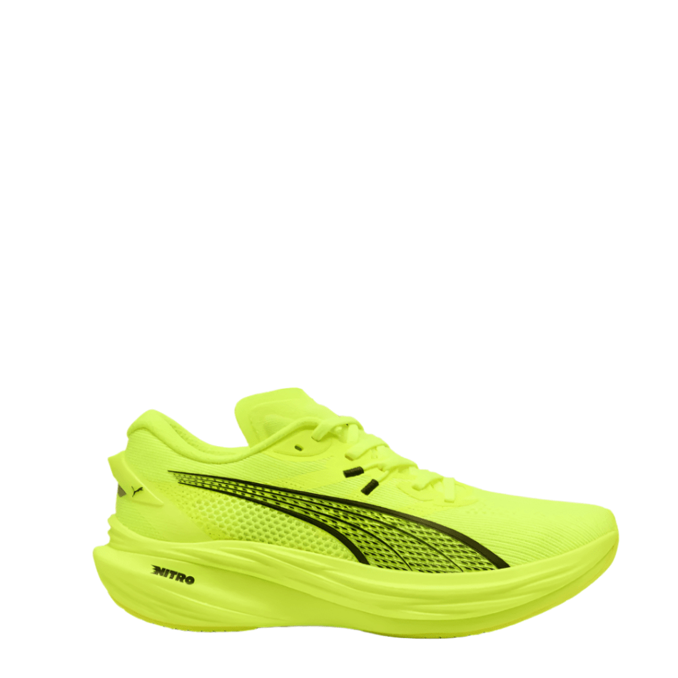 PUMA Shoes Puma Men's Deviate NITRO 3 Running Shoes in Yellow Alert/PUMA Black SS25 - Up and Running