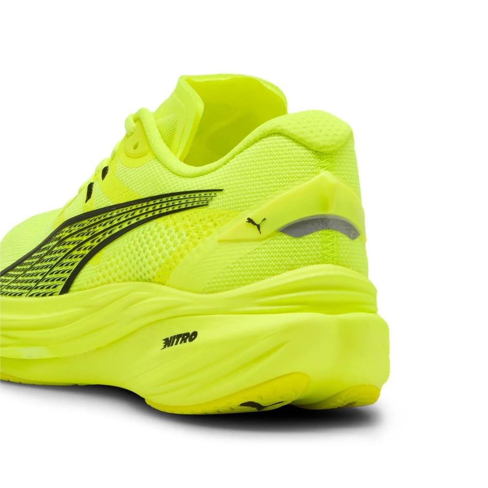 PUMA Shoes Puma Men's Deviate Nitro 3 Running Shoes in Yellow Alert/PUMA Black SS25 - Up and Running