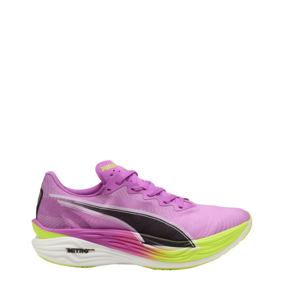 PUMA Shoes Puma Men's Deviate NITRO Elite 3 Running Shoes in Pure Magenta/Yellow Alert SS25 - Up and Running