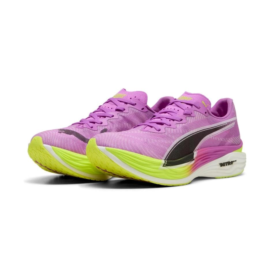 PUMA Shoes Puma Men's Deviate NITRO Elite 3 Running Shoes in Pure Magenta/Yellow Alert SS25 - Up and Running