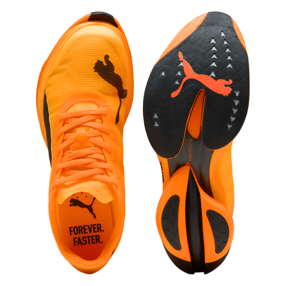 PUMA Shoes Puma Men's Fast-R Nitro Elite 3 Running Shoes in Heat Fire/Sun Stream AW25 - Up and Running