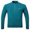 Ronhill Clothing Ronhill Men's Core Thermal 1/2 Zip Top in Deep Teal/Acid AW24 - Up and Running