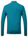 Ronhill Clothing Ronhill Men's Core Thermal 1/2 Zip Top in Deep Teal/Acid AW24 - Up and Running