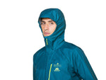 Ronhill Clothing Ronhill Men's Tech Gore-Tex Mercurial Jacket in Deep Teal/Acid AW24 - Up and Running