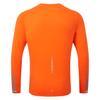 Ronhill Clothing Ronhill Men's Tech Reflect Long Sleeved Tee in Cardinal Orange/Reflect AW24 - Up and Running