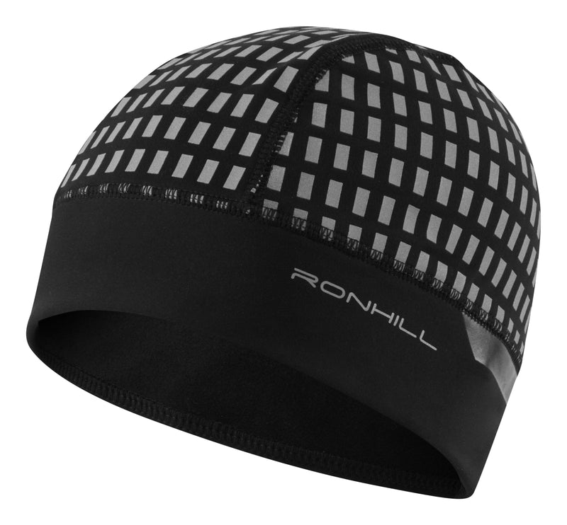 Ronhill Accessories Black/white Ronhill Out Afterhours Beanie - Up and Running