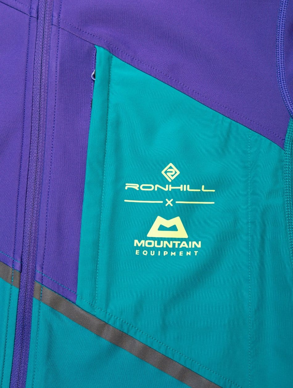 Ronhill Women's Tech GoreTex Windstopper Jacket in Marine/Regal Purple