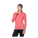 Ronhill Clothing Ronhill Women's Tech Reflect 1/2 Zip Top in Salsa/Reflect AW24 - Up and Running