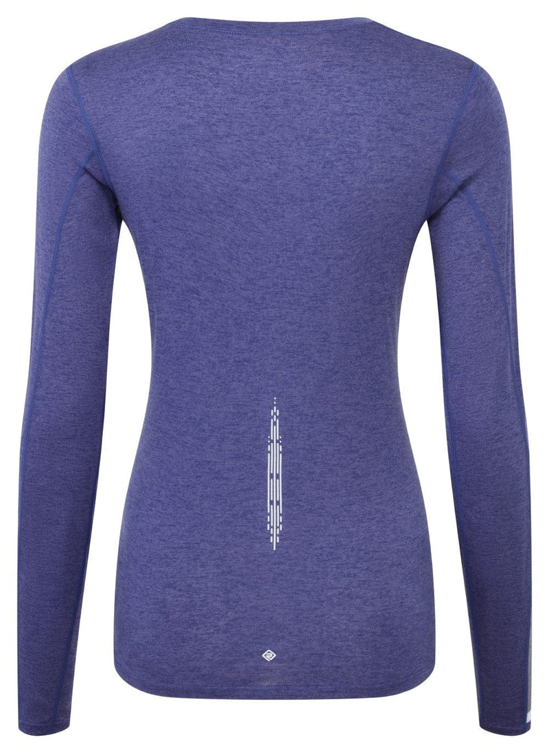 Ronhill Clothing Ronhill Women's Tech Reflect Long Sleeve Tee in Deep Ocean/Reflect AW24 - Up and Running