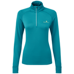 Ronhill Clothing Ronhill Women's Winter 1/2 Zip Top in Marine/Acid AW24 - Up and Running