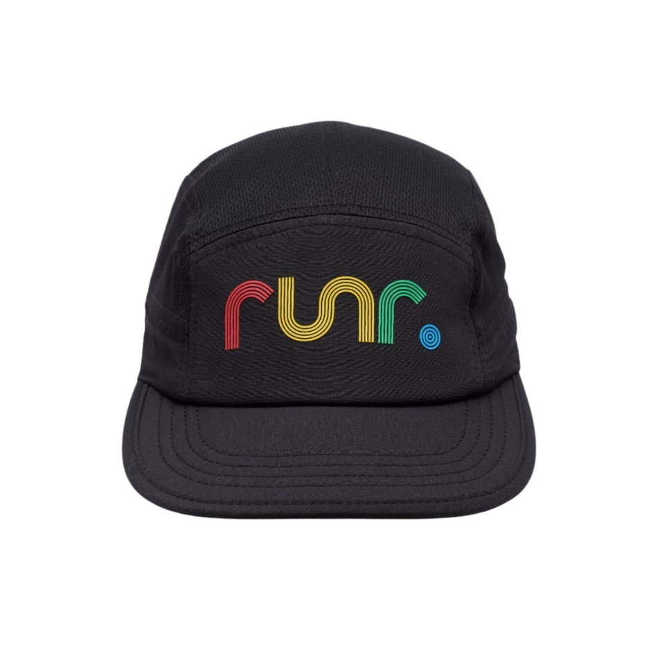 Runr Accessories One Size Runr 80's Technical Running Hat - Up and Running