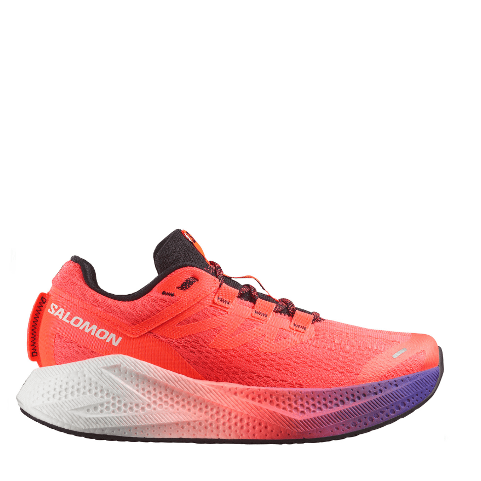 Salomon Shoes Salomon Men's Aeroglide 3 Gradient Running Shoes in Neon Flame/White/Black AW25 - Up and Running