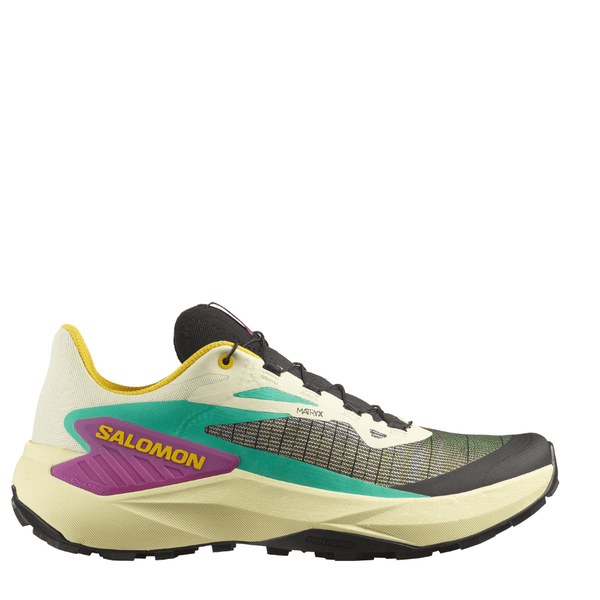 (取寄) サロモン レディース ジェネシス Salomon women Genesis Transparent Yellow/Black/Willowherb Salomon Women's Genesis Running Shoes in Transparent Yellow/Black