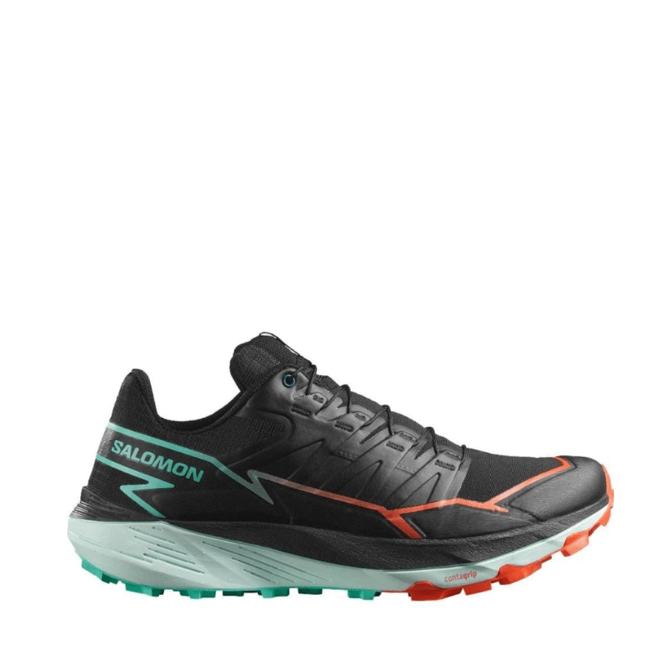 Salomon Shoes Salomon Men's Thundercross Running Shoes in Black/Cherry Tomato/Electric Green - Up and Running