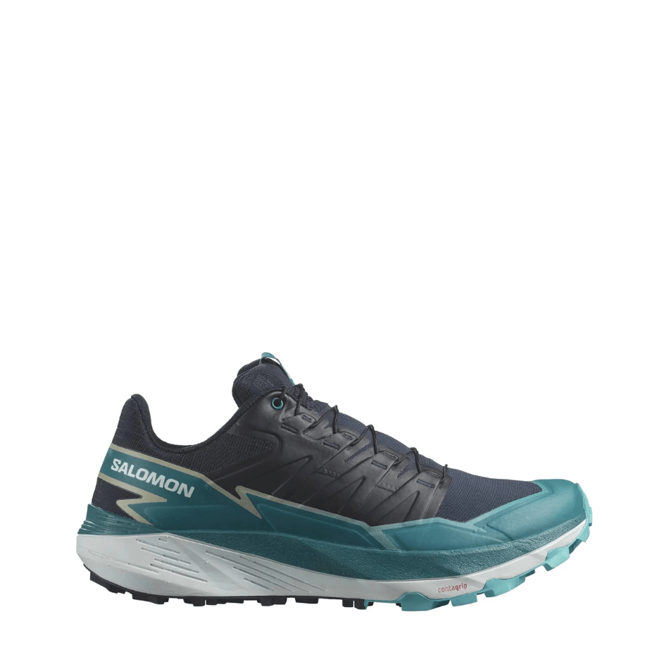 Salomon Shoes Salomon Men's Thundercross Trail Running Shoes in Carbon/Tahitian/Tide Blue SS23 - Up and Running