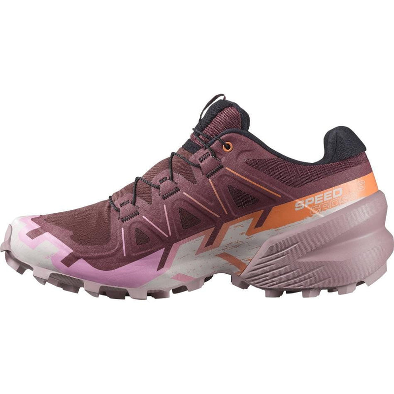 Salomon Shoes Salomon Speedcross 6 Women's Running Shoes Catawba Grape/Papaya/Deauville Mauve AW24 - Up and Running