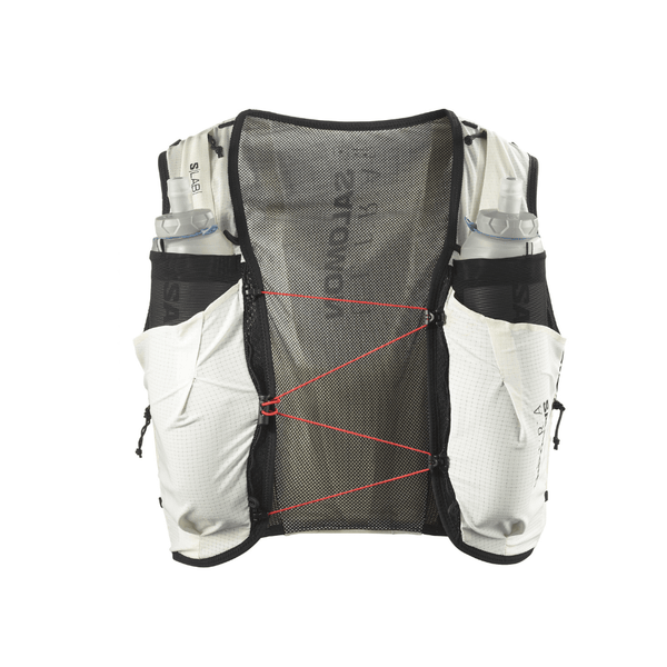新品 SALOMON S LAB ULTRA 10 ウルトラ ベスト ボトル付き Salomon Unisex S/LAB Ultra 10 Running Vest in Vanilla Ice/Black