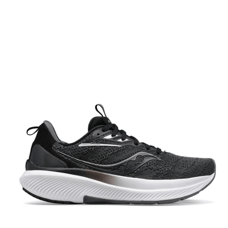 Saucony Shoes Saucony Echelon 9 Women's Running Shoes in Black/White AW23 - Up and Running