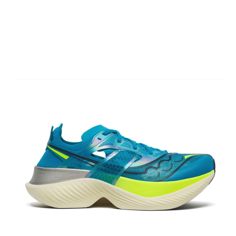 Saucony Shoes Saucony Endorphin Elite 3 Men's Running Shoes Viziblus/Citron AW24 - Up and Running