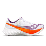 Saucony Footwear Saucony Endorphin Pro 4 Women's Running Shoes SS24 White / Violet - Up and Running