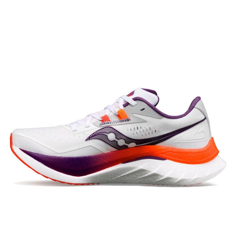 Saucony Footwear Saucony Endorphin Speed 4 Women's Running Shoes SS24 White / Violet - Up and Running