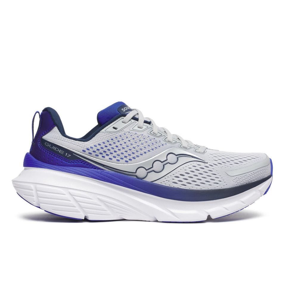 Saucony Footwear Saucony Guide 17 Men's Running Shoes SS24 Cloud/Royal - Up and Running