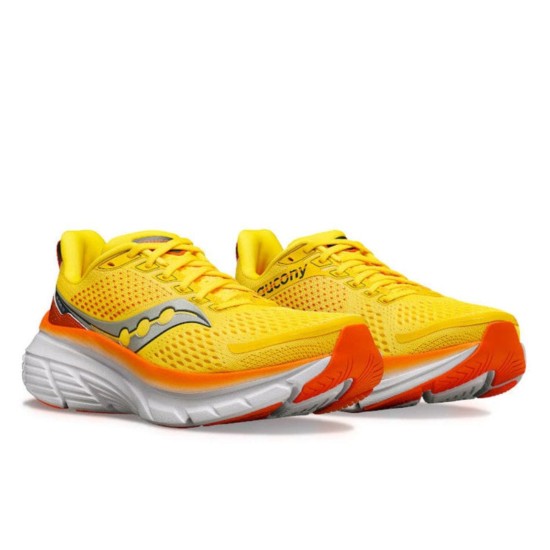 Saucony Footwear Saucony Guide 17 Men's Running Shoes SS24 Pepper / Canary - Up and Running