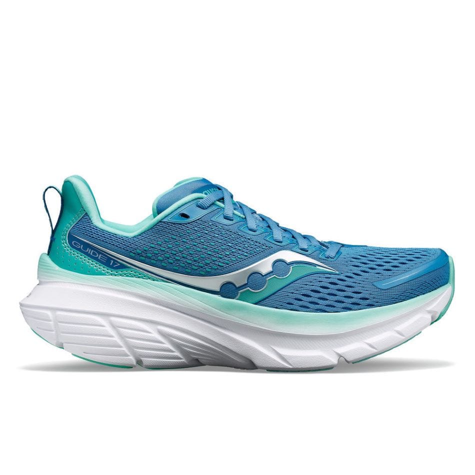 Saucony Footwear Saucony Guide 17 Women's Running Shoes SS24  Breeze/Mint - Up and Running