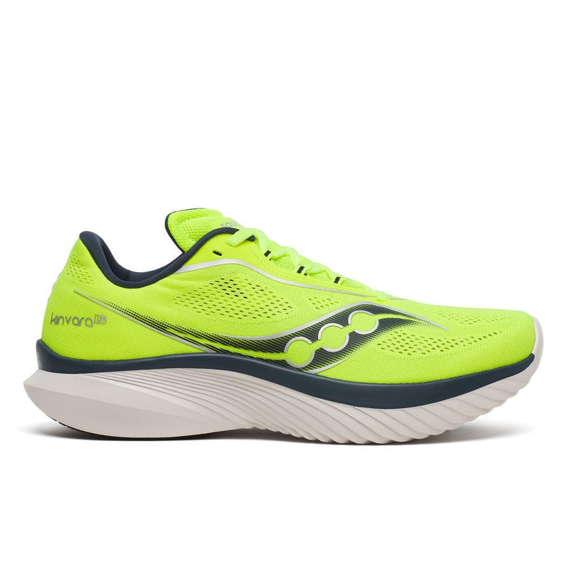 Saucony Shoes Saucony Kinvara 15 Men's Running Shoes Citron/Navy AW24 - Up and Running