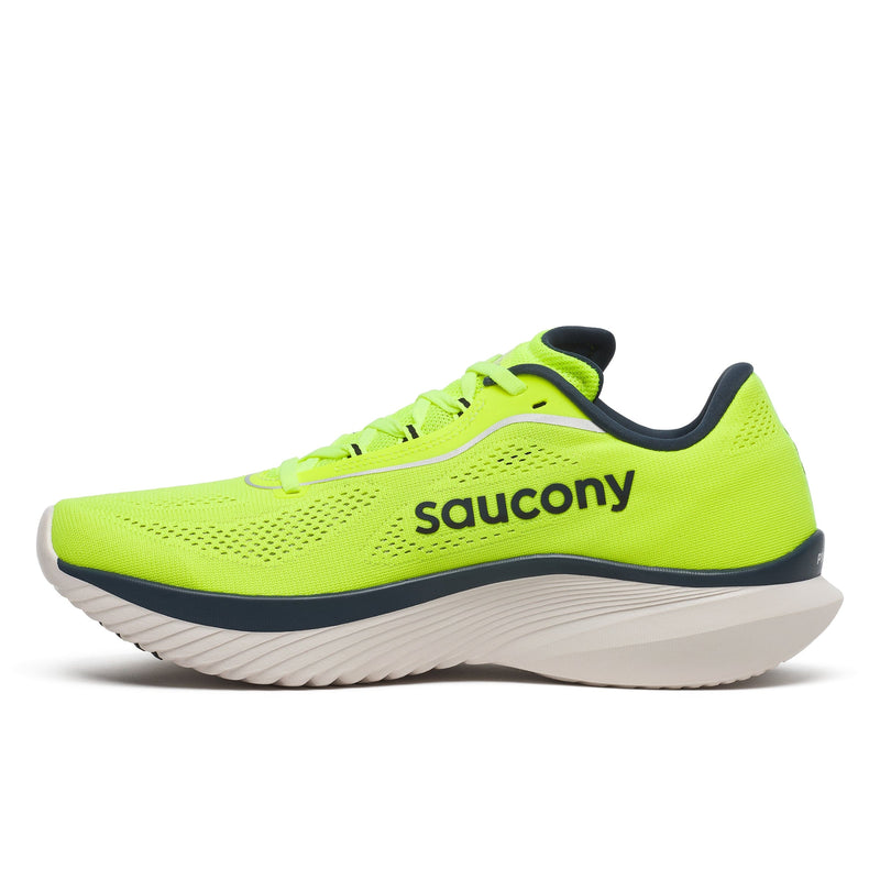 Saucony Shoes Saucony Kinvara 15 Men's Running Shoes Citron/Navy AW24 - Up and Running