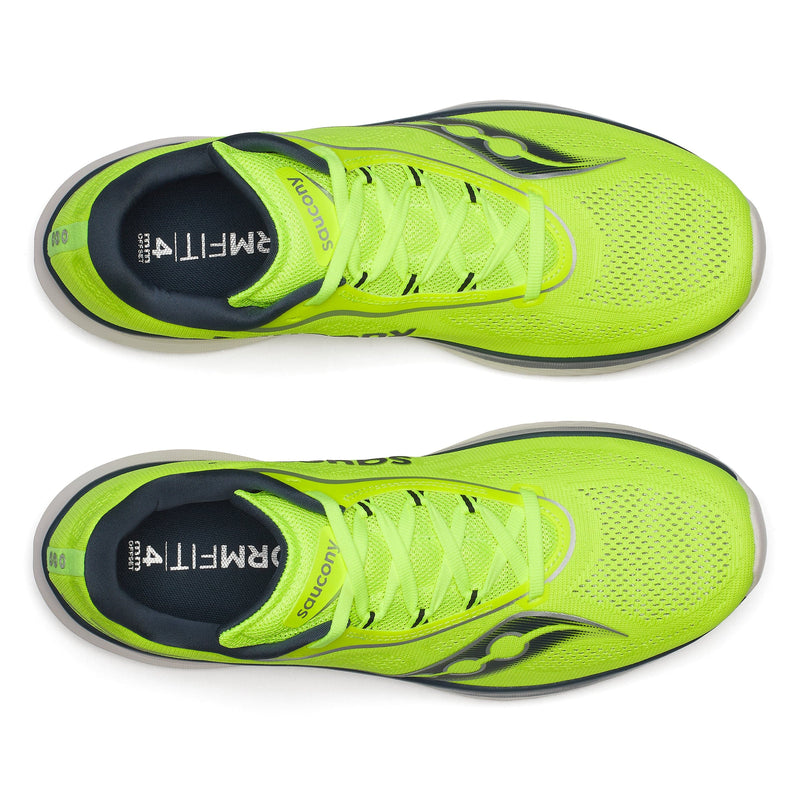 Saucony Shoes Saucony Kinvara 15 Men's Running Shoes Citron/Navy AW24 - Up and Running