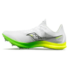 Saucony Shoes Saucony Men's Endorphin Cheetah Running Spikes in White/Slime - Up and Running