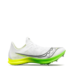 Saucony Shoes Saucony Men's Endorphin Cheetah Running Spikes in White/Slime - Up and Running