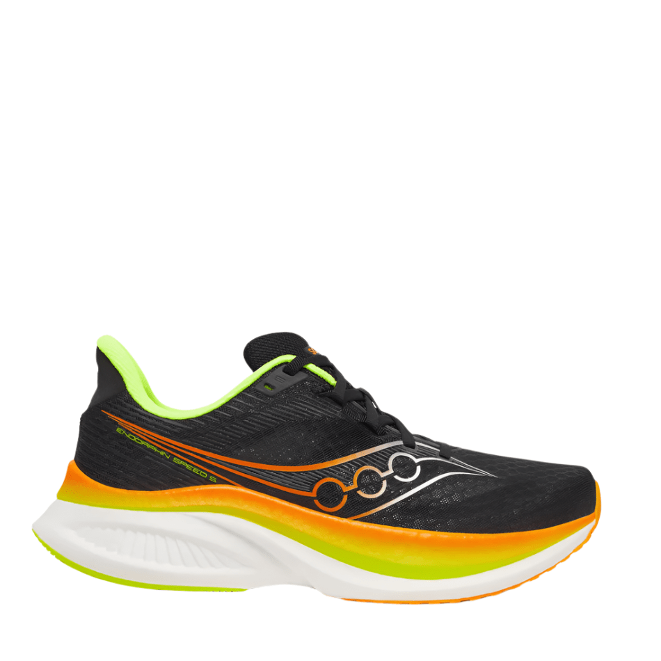Saucony Men's Endorphin Speed 5 Running Shoes in Black/Vo2 AW25