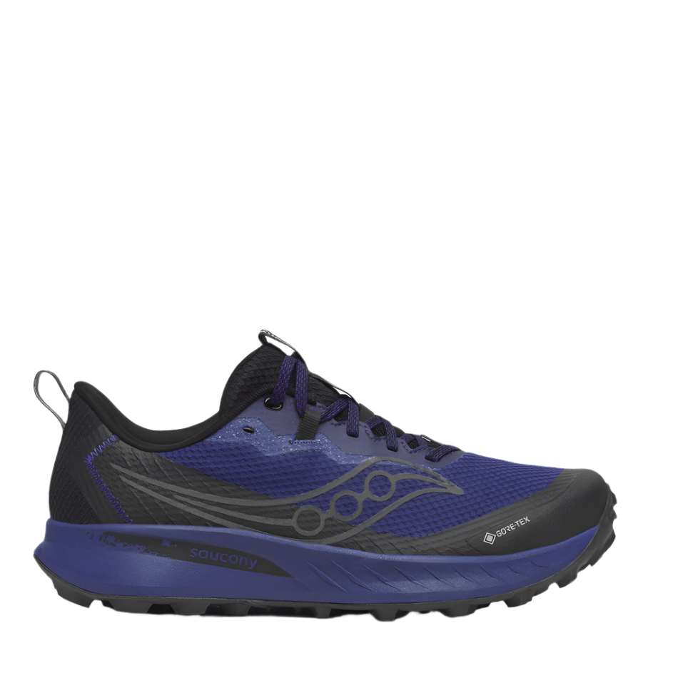 Saucony Shoes Saucony Men's Peregrine 15 GTX Trail Running Shoes in Regal/Black AW25 - Up and Running
