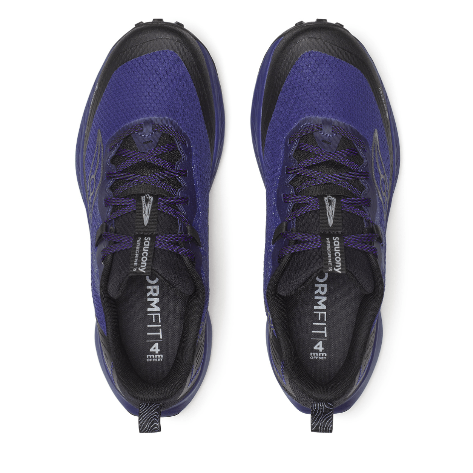 Saucony Shoes Saucony Men's Peregrine 15 GTX Trail Running Shoes in Regal/Black AW25 - Up and Running