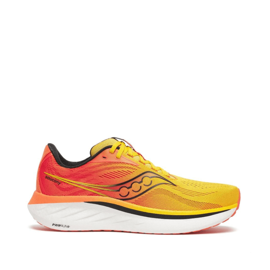 Saucony Shoes Saucony Men's Ride 18 Running Shoes in Pollen/Pepper SS25 - Up and Running