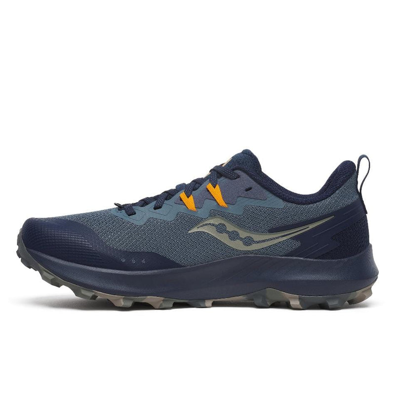 Saucony Shoes Saucony Peregrine 14 Men's Running Shoes Dusk/Navy AW24 - Up and Running