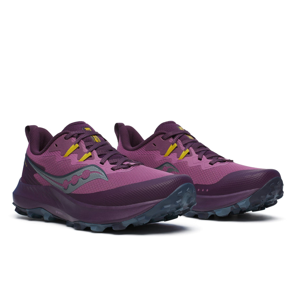 Saucony Shoes Saucony Peregrine 14 Women's Running Shoes Plum/Eggplant SS24 - Up and Running