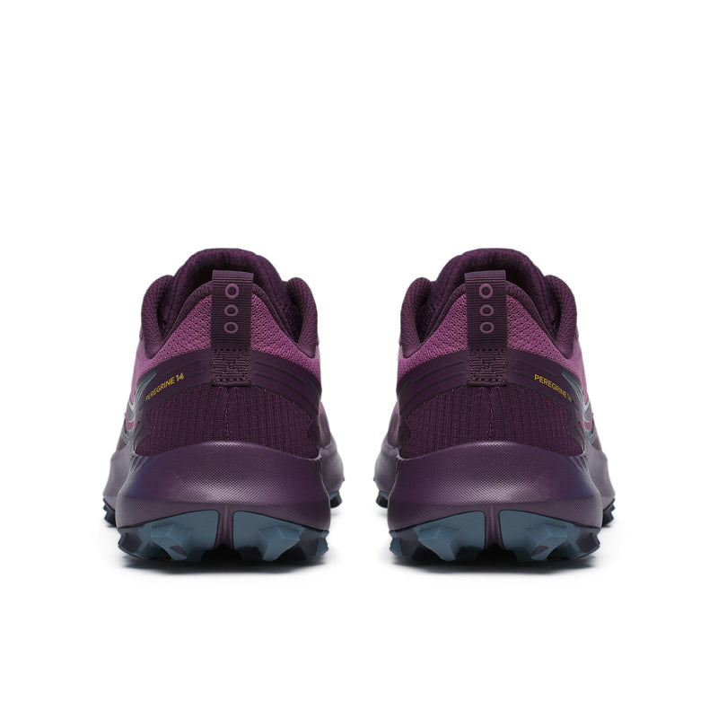 Saucony Shoes Saucony Peregrine 14 Women's Running Shoes Plum/Eggplant SS24 - Up and Running