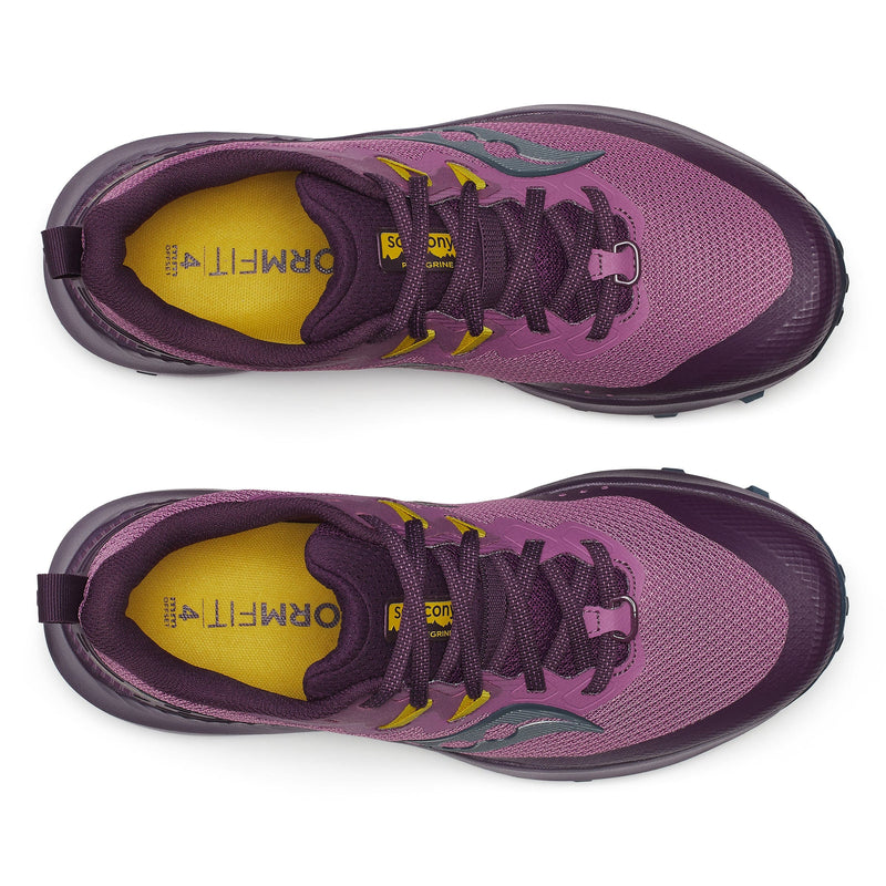 Saucony Shoes Saucony Peregrine 14 Women's Running Shoes Plum/Eggplant SS24 - Up and Running