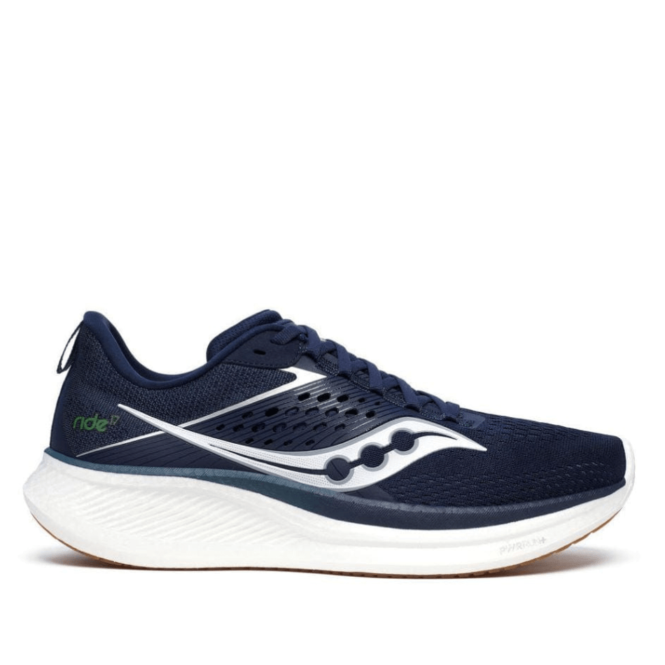 Saucony Shoes Saucony Ride 17 Men's Running Shoes AW24 Navy/Gum - Up and Running