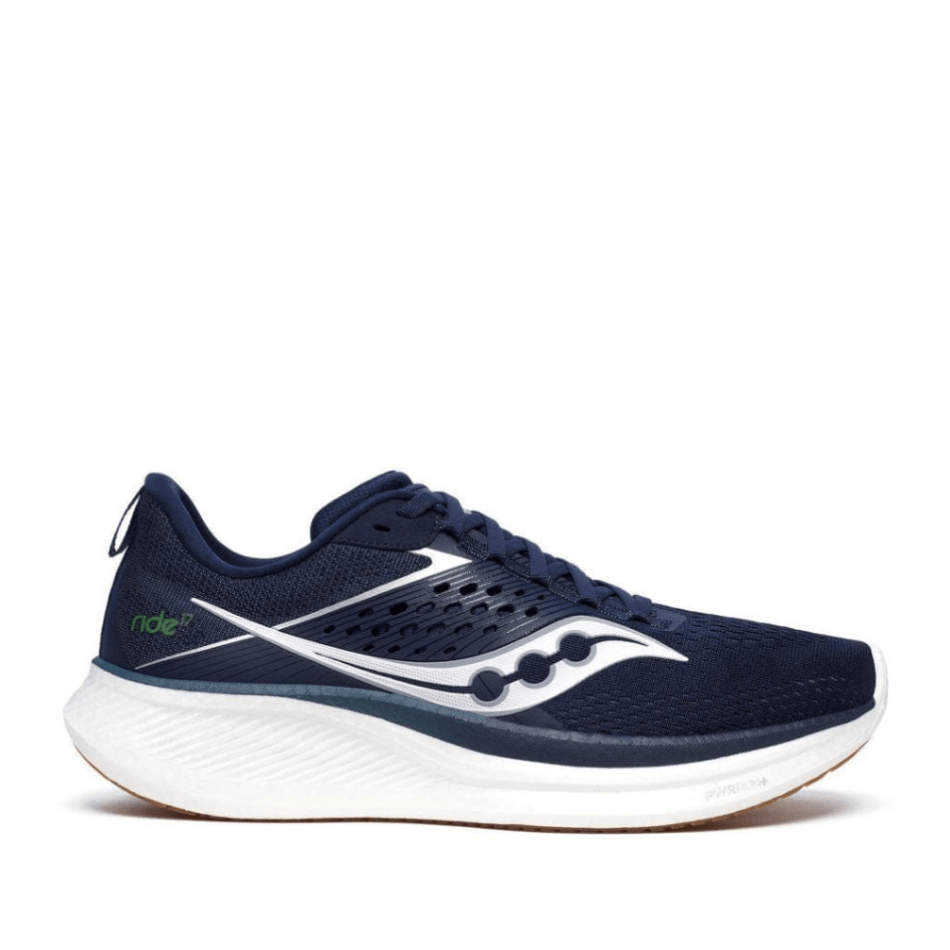 Saucony Shoes Saucony Ride 17 Men's Running Shoes AW24 Navy/Gum - Up and Running