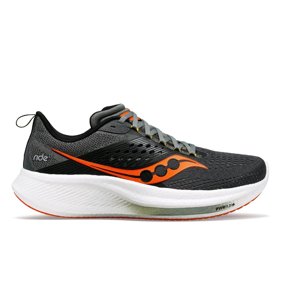 Saucony Footwear Saucony Ride 17 Men's Running Shoes SS24 Shadow / Pepper - Up and Running