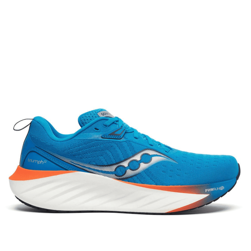 Saucony Shoes Saucony Triumph 22 Men's Running Shoes ViziBlue/Pepper AW24 - Up and Running