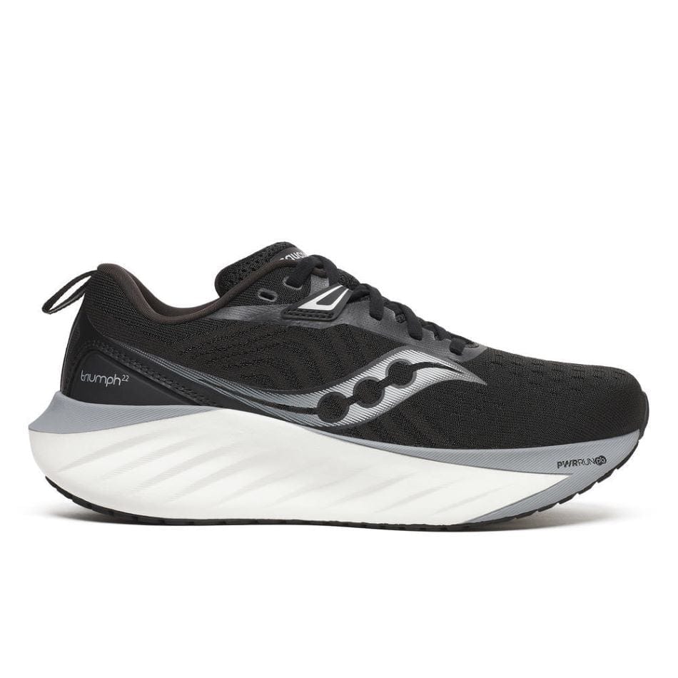 Saucony Shoes Saucony Triumph 22 Women's Running Shoes SS24 Black/White - Up and Running