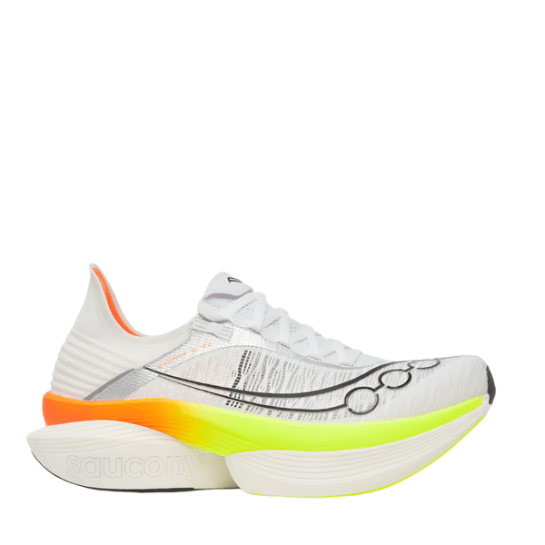 Saucony Unisex Endorphin Elite 2 Running Shoes in White/Vo2 AW25
